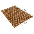 thumbnail image 4 of Plaid Pumpkin Halloween Pattern Blanket,Comfortable Soft Flannel Throw Blanket,All Season,Warm Lightweight Blankets for Sofa Bed Couch Living Room Chair,40"x50", 4 of 4