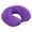 Purple, variant on Cushion Travel Neck Pillow Memory Foam with Washable Cover for Airplane Comfort and Support Ergonomic Plane Sleep Aid for Neck and Head Relaxation