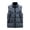 Gray, variant on Big and Tall Jacket Lightweight Sleeveless Stand Collar Outerwear Puffer Vest Zipper Thermal Solid Packable Coat Winter Travel Tops with Pocket