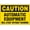 Warning Sign 4, variant on Caution Make Sure All Power Sources Locked Out Sign - 12×8 Inches, Aluminum Tin Warning Sign, Home Outdoor Garden Safety Decor