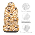 thumbnail image 5 of Fuzoiu Coffee Bun Hot Dog Print Seat Covers Set, Car Seat Covers Front Seats, Car Seat Protector, Car Seat Cushion, Seat Covers Carseat Cover Universal Fit for Most Cars, 5 of 7