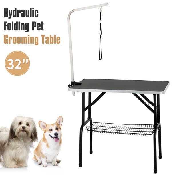 SUNCOO 36 Inch 22.833.5'' Height Adjustable Dog Grooming Table