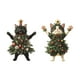 thumbnail image 1 of Adorno navideño de para de , decoración navideña plana 2D, colgante, regalo para amantes de los gatos, decoración navideña única, 1 of 7