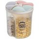thumbnail image 1 of Contenedores de almacenamiento herméticos con tapas, caja de almacenamiento de cereales de cocina, plástico, sin BPA, a prueba de fugas, harina, azúcar, arroz, 1,5 l/3 rejillas, 1 of 1