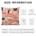 thumbnail image 5 of SHANXI Food Pattern , Corduroy Pillow Cover Cushion Case for Bed Couch Sofa Farmhouse Decorative 12x12in, 5 of 5