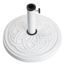 Bond MFG 12 kg Gaelen Umbrella Base - White