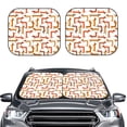 thumbnail image 2 of Haiem Dachshund Dog Car Windshield Sun Shade (2 Pieces) Foldable Windshield Sun Shade Car Accessories for Truck SUV Pickup-Large, 2 of 7