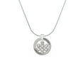 thumbnail image 2 of Delight Jewelry Medium Open Infinity Knot Hockey Ring Charm Necklace, 18", 2 of 4