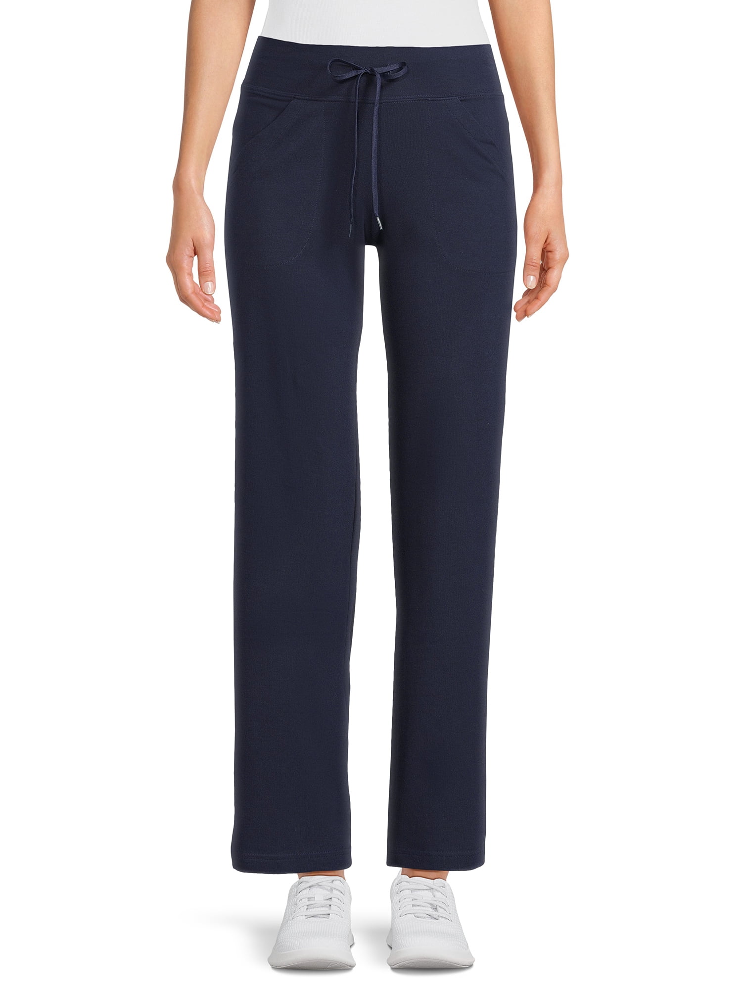 Athletic Works Women's and Women's Plus  Dri-More Core Relaxed Fit Yoga Pants