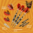 thumbnail image 4 of Viper The Freak Steel Tip Dart Set, 3 Knurled Rings, 22 Grams, 4 of 11