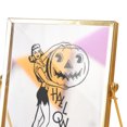 thumbnail image 2 of Cuadro decorativo acrílico impermeable, tema de Halloween, marco de Metal dorado acrílico, adorno de pintura, 14,5x19,5 cm, 2 of 5