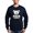 Navy, variant on - Batty Bear White - Classic Crew Neck Sweatshirt