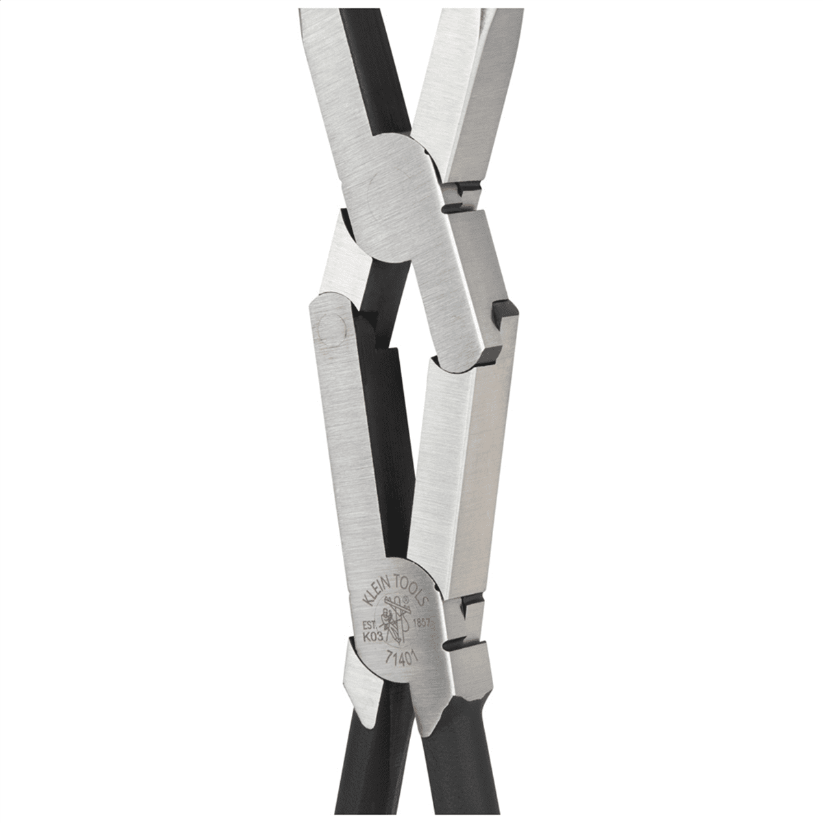 Klein Tools Pliers, Long Reach Needle Nose Pliers, Bent Nose, 13-Inch
