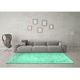 thumbnail image 3 of Ahgly Company Indoor Rectangle Persian Turquoise Blue Traditional Area Rugs, 4' x 6', 3 of 4