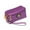 Hot Pink, variant on keusn multi slots four zipper women wallet canvas big capacity lanyard coin purse change bag purple
