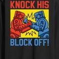 thumbnail image 3 of Rock 'Em Sock 'Em Robots - Knock His Block Off Robot Art - Men's Long Sleeve T-Shirt, 3 of 5
