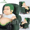 thumbnail image 1 of Aixlan-figura de acción de ONE PIECE, figura de Anime de Fat Roronoa Zoro de PVC, Usopp, modelo coleccionable, juguetes, regalo para niños, 15cm57, 1 of 5