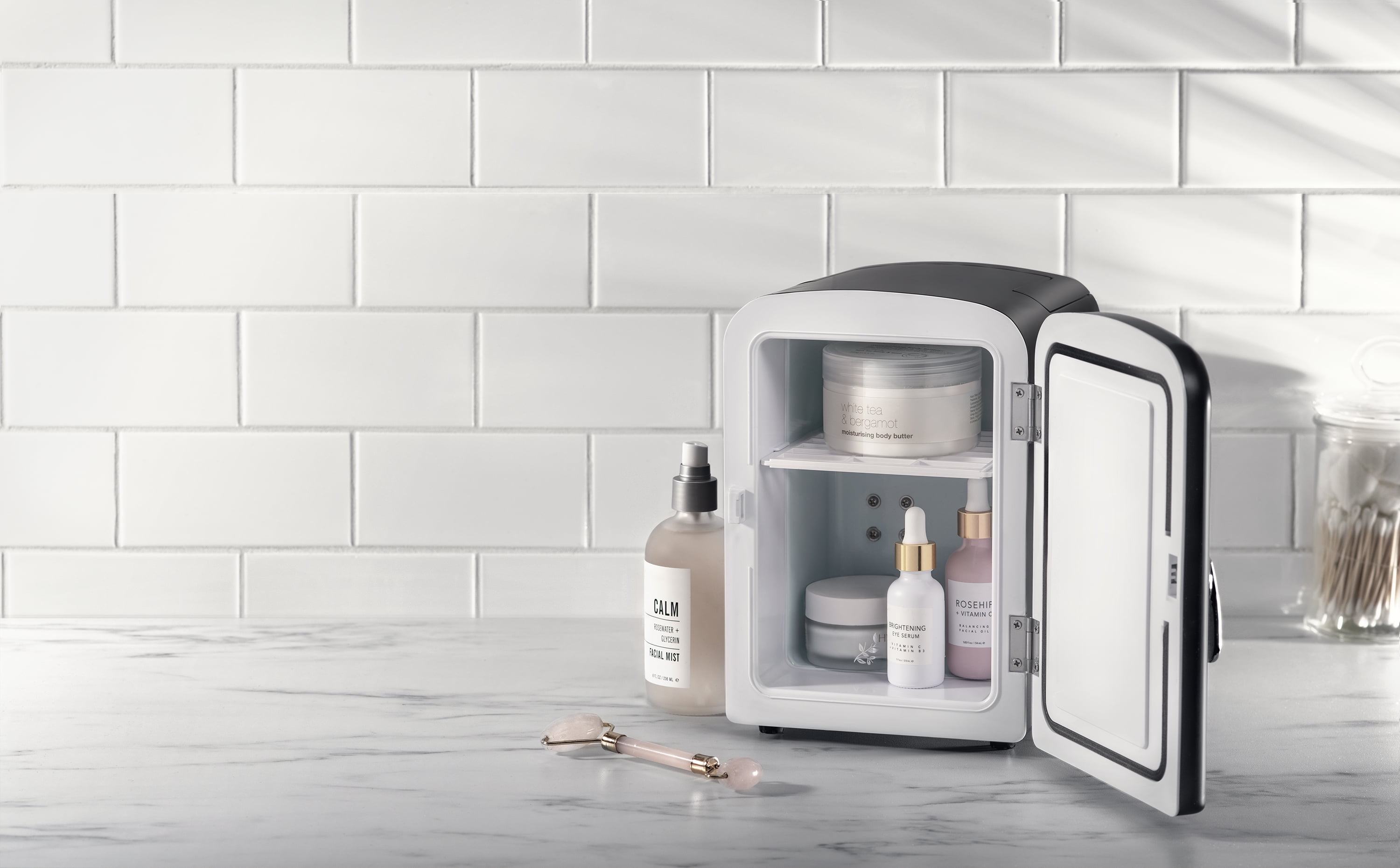 Buy Chefman Mini Portable Eraser Board Personal Fridge, 4 Liter Capacity, Black Online at Lowest