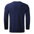 thumbnail image 2 of Eashery Mens Cardigan Sweater Long-Sleeve Links Cardigan Sweater Long Sleeves Cardigan Sweater Mens Cardigans ,Navy XL, 2 of 4