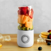 Portable Blender Mini USB Charge Small Blender Fresh Juice Blender Cup with 6 Blades and Cleaning Brush