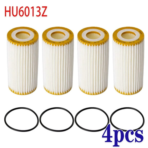 Lot of 4 Oil Filter Kit HU6013Z For Audi A3 A4 Volkswagen Passat Tiguan