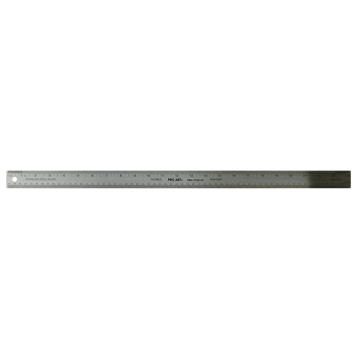 Breman Precision Stainless Steel 24 Inch Metal Rulers Straight Edge Rulers 