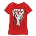 thumbnail image 1 of STAR WARS Trio Rebels Girls Short Sleeve Tee Shirt, Red, Small, 1 of 4