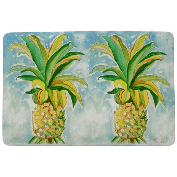 Betsy Drake DM400 Pineapples Door Mat - 18 x 26 in.