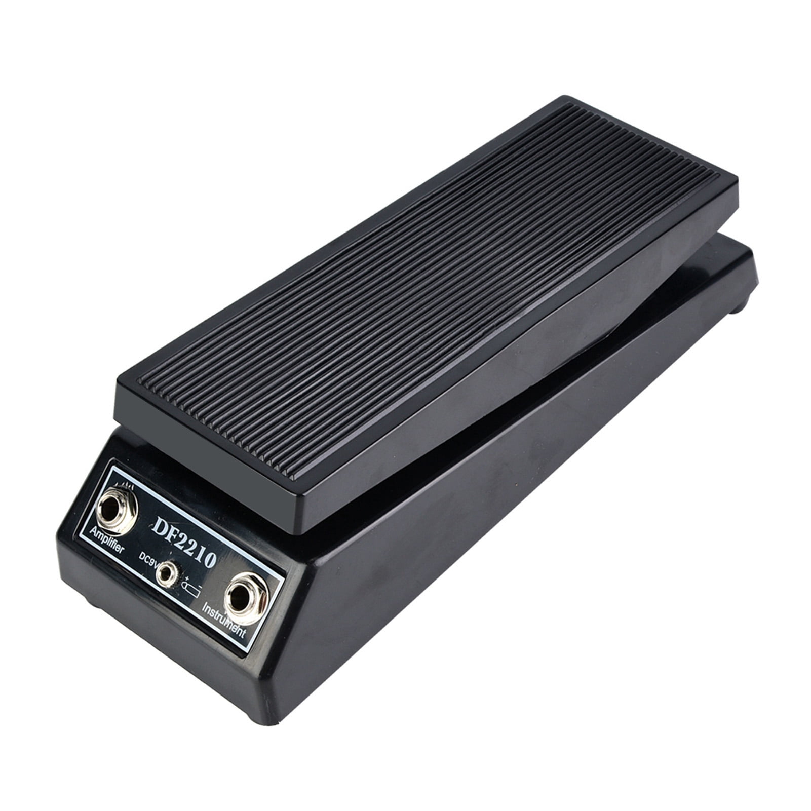 lWah Pedal Guitar DF2210 Classic Wah Guitar Effect Pedal Ideal for Band DJ Players Black 9.5 x 3.7 x 2.8in