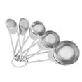 thumbnail image 1 of Juego de tazas y cucharas medidoras de acero inoxidable, 5 piezas, herramienta de cocina para hornear para una cocción precisa, 1 of 8