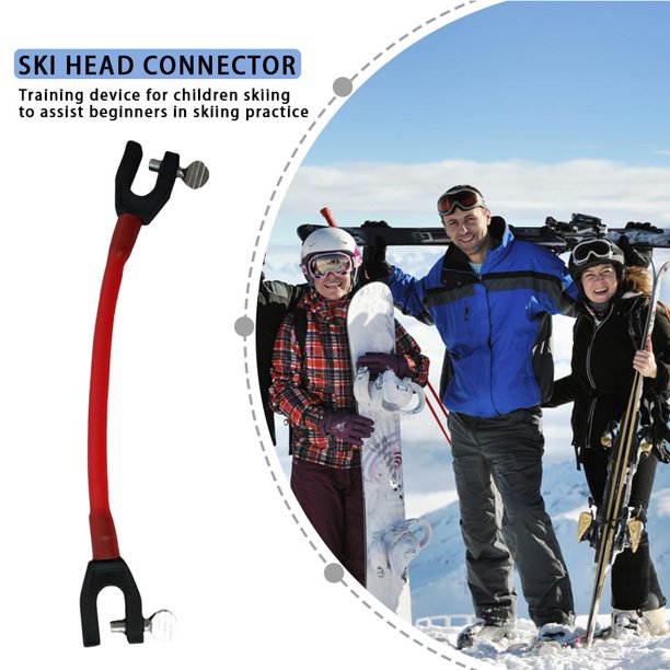 Conector de punta de esquí Clip elástico extraíble para entrenamiento de esquí Conector de punta de esquí de velocidad de Control de deportes al aire libre de invierno para niños principiantes Barbie Nuevos Originales