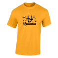 thumbnail image 2 of Respect My Tshirt - Ophiuchus Zodiac Sign Graphic T-Shirt, Astrology Symbol Design, Crew Neck, Gold, Large, 2 of 5