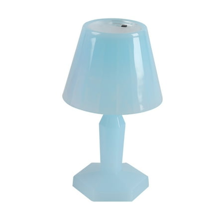 

LED Bedside Lamp Portable Atmosphere Lamp Button Switch Plastic Home Accessories