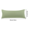 thumbnail image 2 of Funda de almohada corporal de microfibra cepillada REGALWOVEN, color salvia, tamaño queen, 2 of 7