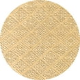 thumbnail image 1 of Ahgly Company Indoor Round Oriental Brown Industrial Area Rugs, 7' Round, 1 of 4
