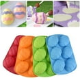 thumbnail image 1 of Fiudx Molde de Chocolate con Forma de Huevo de Dinosaurio (Hazlo Tú Mismo), Material Blando Apto para Uso Alimentario, Fácil de Desmoldar, Diseño Flexible y Duradero, Apto para Horno y Congelador, Mo, 1 of 6