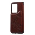 thumbnail image 3 of Allytech Galaxy S20 Ultra Case 6.9", S20 Ultra Wallet Case, Slim Fit Butterfly Embossed PU Leather Shockproof Full Protection Cards Slots Back Cover Shell for Samsung Galaxy S20 Ultra, Brown, 3 of 9