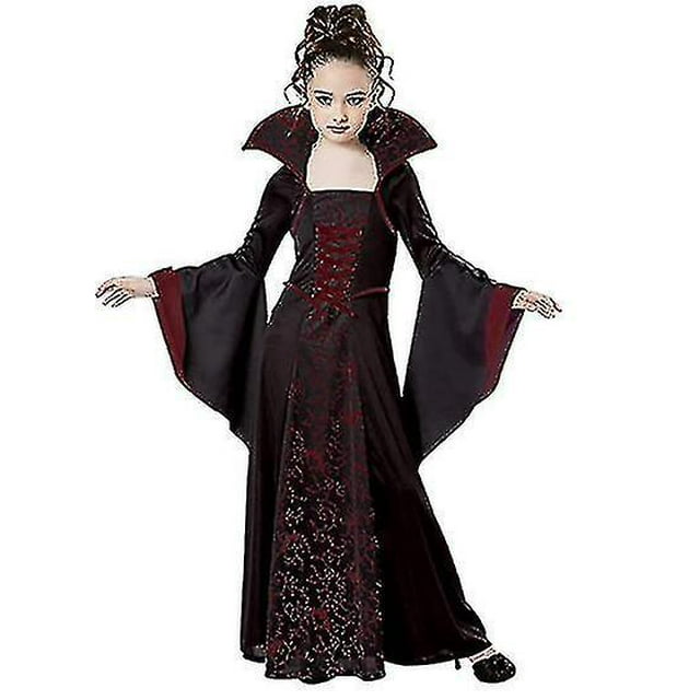 Disfraz de vampiro Halloween para niñas Vestido de vampiro Disfraces de reina