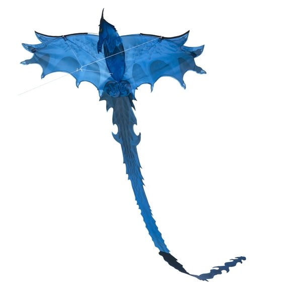 Kites Ready 2 Fly, 3D Pop up Blue Dragon Kite, Children Ages 5 and up