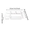 thumbnail image 3 of Heat Imitation Porcelain Compartment Fast Food Trays Specifically Designed For School And Unit Canteens Commercial Grade Tableware, 3 of 4