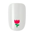 thumbnail image 5 of Kiss Voguish Fantasy Spring Press On Nails, ‘Clocks’, White, Short Squoval, 28 Count, 5 of 11