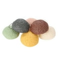 thumbnail image 2 of 6 Color Water Drop 100% Konjac Wash Face Flutter Natural Facial Care Body Sponges (Dry)02#, 2 of 5