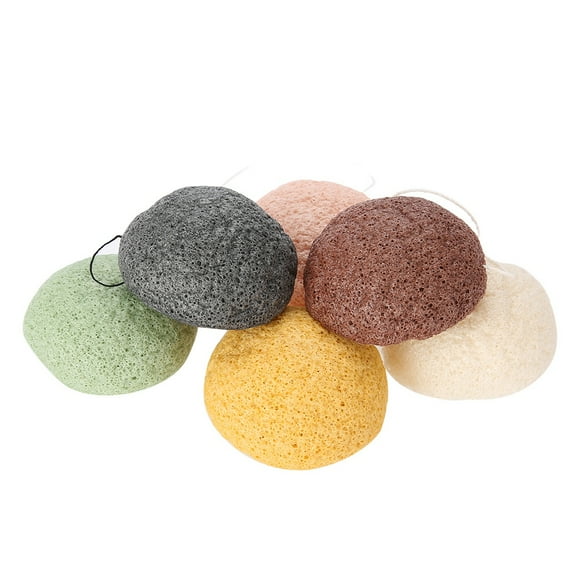 Goutte d'Eau Konjac Sponge Kit, Konjac Laver le Visage Flutter Soins du Visage Naturels Corps Éponges Exfoliant Nettoyage des Pores Profonds Gommage du Visage Supprime les Cellules Mortes de la Peau Favorisent le Sang