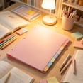 thumbnail image 6 of 8 Count Binder Dividers with Write‑On Tabs, 8 Tab Page Separators for 3‑Ring Binder, for Office and Home Organization, 6 of 9