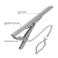 thumbnail image 3 of TABLZONE 2 Pcs Pince à Cravate en Métal Porte-Cravate Style Business pour Occasions Formelles, 3 of 8
