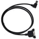 thumbnail image 1 of Cable de extensión USB macho a USB hembra en ángulo recto con adaptador de tornillo, 1 of 10