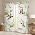 thumbnail image 2 of Feelyou Duck Blackout Curtains Set of 2 (52x84 Each), Lotus Leaf Botanical Window Curtains, 2 of 6