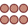 thumbnail image 1 of Posavasos para bebidas, juego de 6 posavasos de silicona, utilizados para mesas de madera, tazas, escritorios, bares, oficinas, antideslizantes, antiadherentes, fáciles de limpiar., 1 of 5
