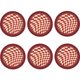thumbnail image 1 of Posavasos para bebidas, juego de 6 posavasos de silicona, utilizados para mesas de madera, tazas, escritorios, bares, oficinas, antideslizantes, antiadherentes, fáciles de limpiar., 1 of 5