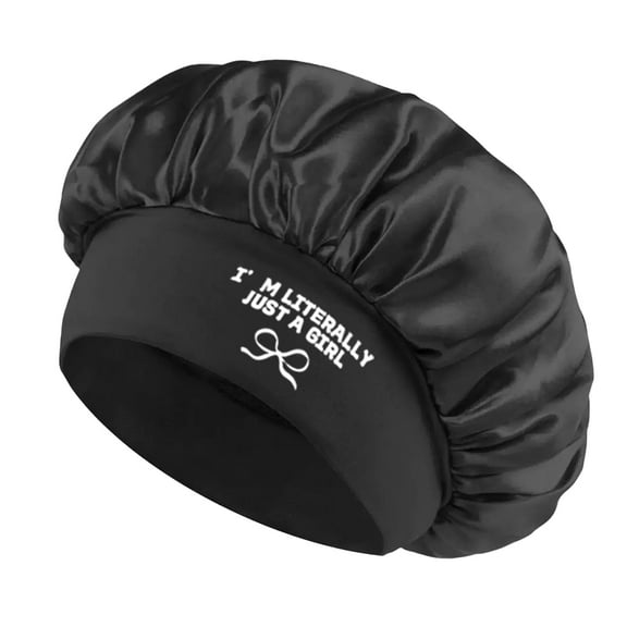 Hair Bonnets for Black Women Men Sleeping Winter Night Sleep Cap Hats Single Satin Layer